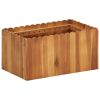 Garden Raised Bed 19.6"x11.8"x9.8" Solid Acacia Wood