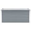 Garden Raised Bed Galvanized Steel 39.4"x15.7"x17.7" Gray