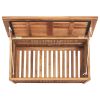 Patio Storage Box 35.4"x19.7"x22.8" Solid Teak Wood