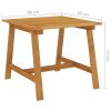 Patio Dining Table 34.6"x34.6"x29.1" Solid Acacia Wood